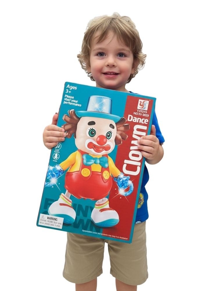 بريميم لعبة مهرج راقص مع أضواء وموسيقى - لعبة تفاعلية ممتعة للأطفال الصغار، بألوان زاهية ومؤثرات صوتية - Image 3