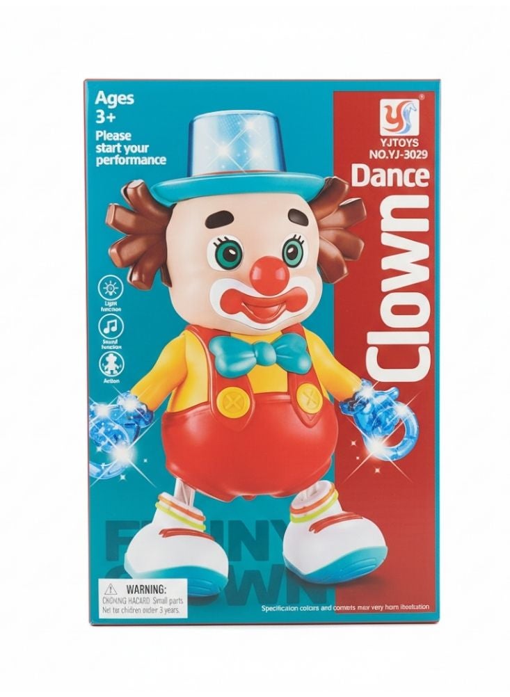 بريميم لعبة مهرج راقص مع أضواء وموسيقى - لعبة تفاعلية ممتعة للأطفال الصغار، بألوان زاهية ومؤثرات صوتية - Image 2