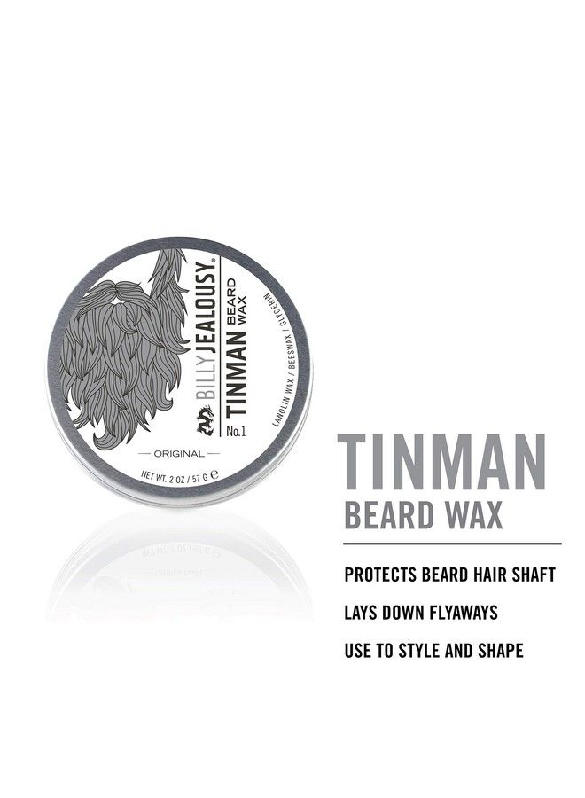 Billy Jealousy Tin Man No 1 Nourishing Styling Beard Wax 2 oz  - Image 4