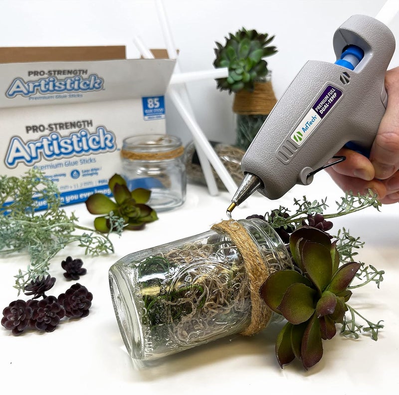 Adtech 0453 2-Temp Dual Temperature Hot Glue Gun Full Size, Light Gray - Image 3