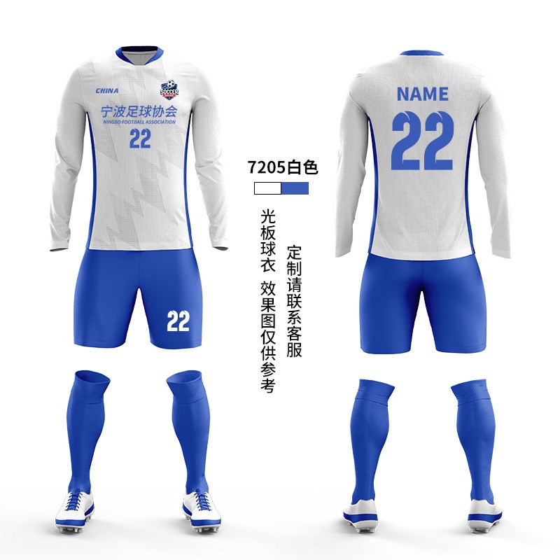 Children's Clothing Men's and Women's Long-sleeved Short-sleeved Volleyball Clothing Primary and Middle School Students Football Clothing Competition Sports Volleyball Training Team Clothing - Image 1