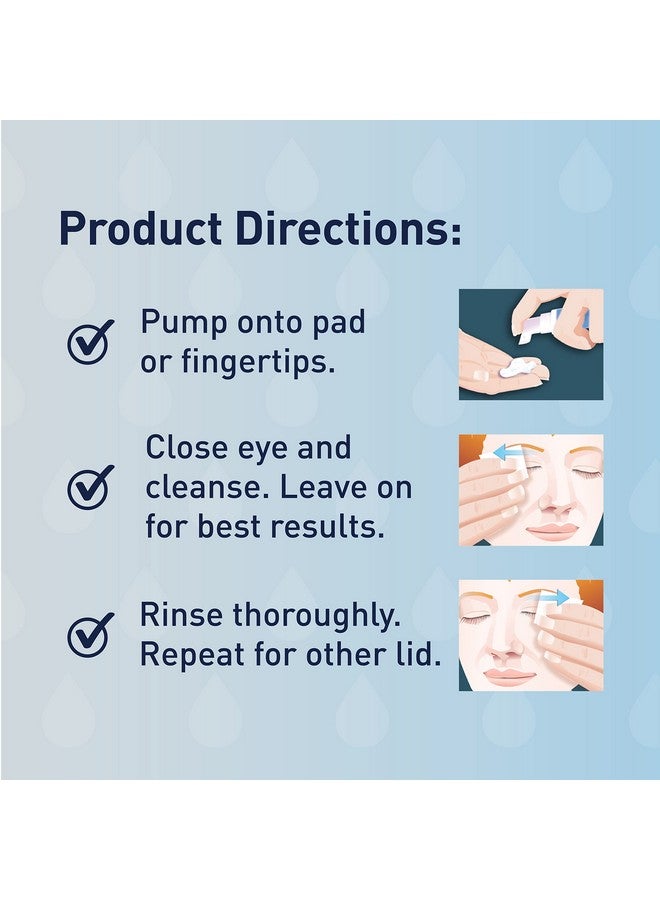 أوكيوسوفت مجموعة OCuSOFT Lid Scrub Original Compliance Kit - مقشر جفن رغوي فوري ومناديل خالية من الوبر - مجموعة جفن يومية لإزالة الزيوت والغبار وحبوب اللقاح ومكياج العين - 1.68 أونصة سائلة و100 قطعة مناديل جافة - Image 4