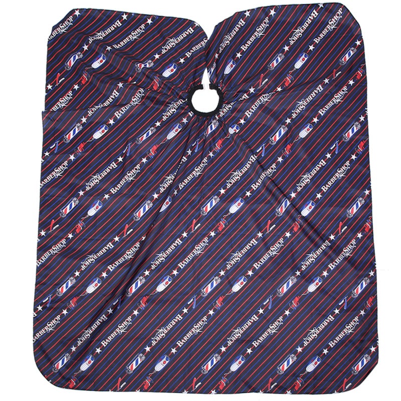 Hair Cutting Cape: Soft Smooth Non-Sticky Fabric, Easy Clean - Adjustable Elastic Band, Comfort Fit - Hairdressing Apron for Salon, Home DIY Hair Cutting Coloring, Adults & Children - Image 1