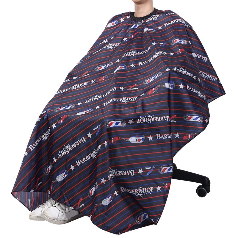 Hair Cutting Cape: Soft Smooth Non-Sticky Fabric, Easy Clean - Adjustable Elastic Band, Comfort Fit - Hairdressing Apron for Salon, Home DIY Hair Cutting Coloring, Adults & Children - Image 4