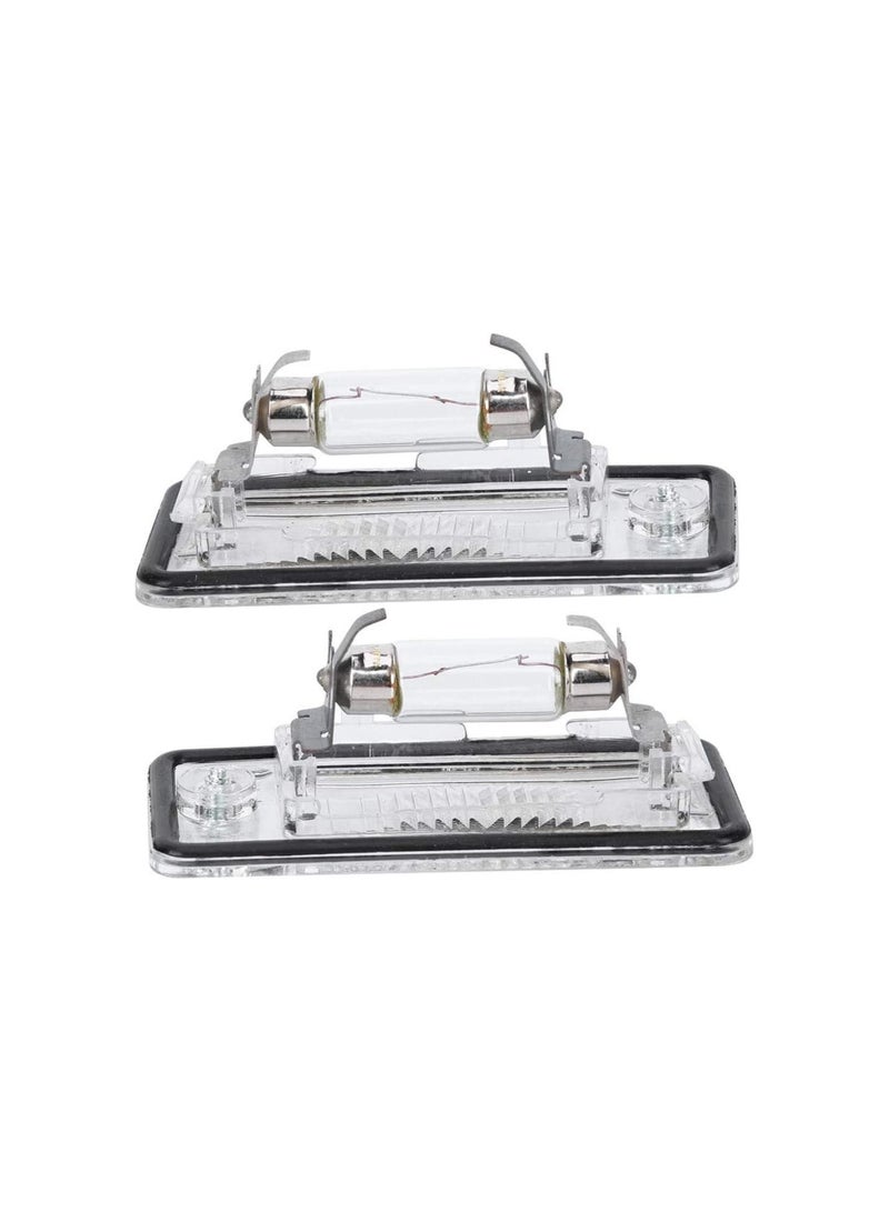 Loquat License Plate Light, High Brightness ABS Translucence Led Rear Tag Lamp Car Number Light - Image 2