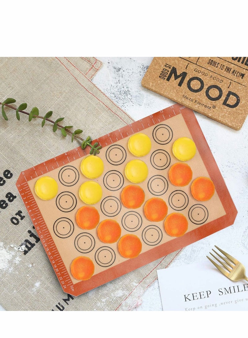SYOSI Silicone Baking Mats, 2 Pcs Food Safe Baking Mat, Tray Pan Liner Fat-free Dishes - Food-Grade Silicon Liner Reusable up to 2000 Times - Image 4