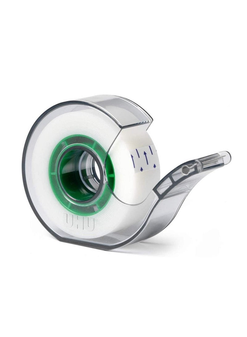 UHU 4-Piece Rollafix Invisible Stationery Office Adhesive Tape With Dispenser 19mm Width - Image 3