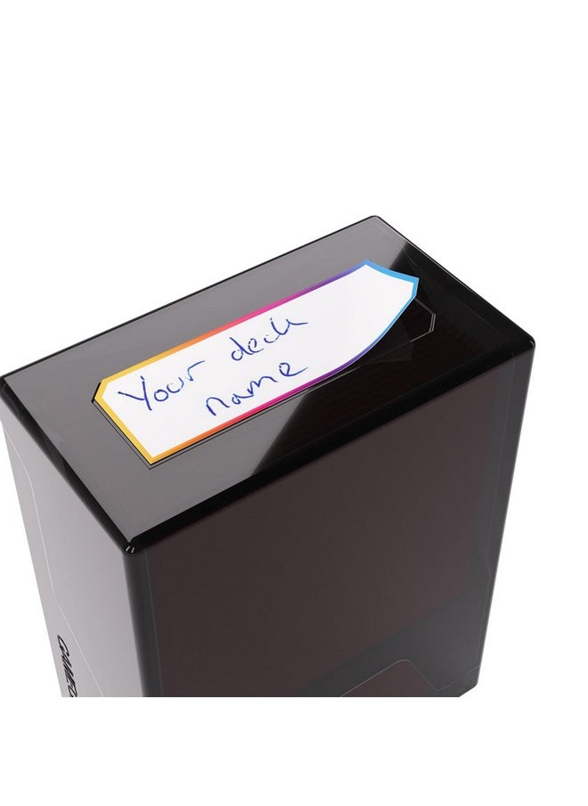 Gamegenic Gamegenic Bastion 50+ XL Deck Box - Compact, Secure, and Perfectly Organized for Your Trading Cards! Safely Protects 50+ Double-Sleeved Cards, Black Color, Made  - Image 5