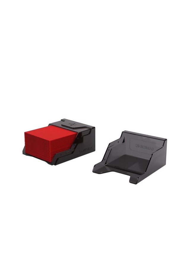 Gamegenic Gamegenic Bastion 50+ XL Deck Box - Compact, Secure, and Perfectly Organized for Your Trading Cards! Safely Protects 50+ Double-Sleeved Cards, Black Color, Made  - Image 3