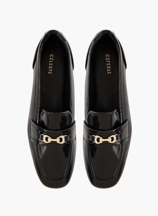 سيليست أحذية نسائية سهلة الارتداء بتفاصيل حزام الخيل - Image 3