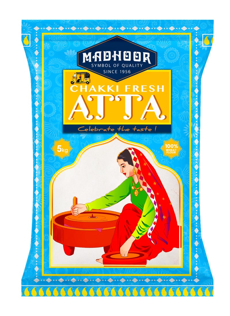 Madhoor Chakki Fresh Atta - Image 1