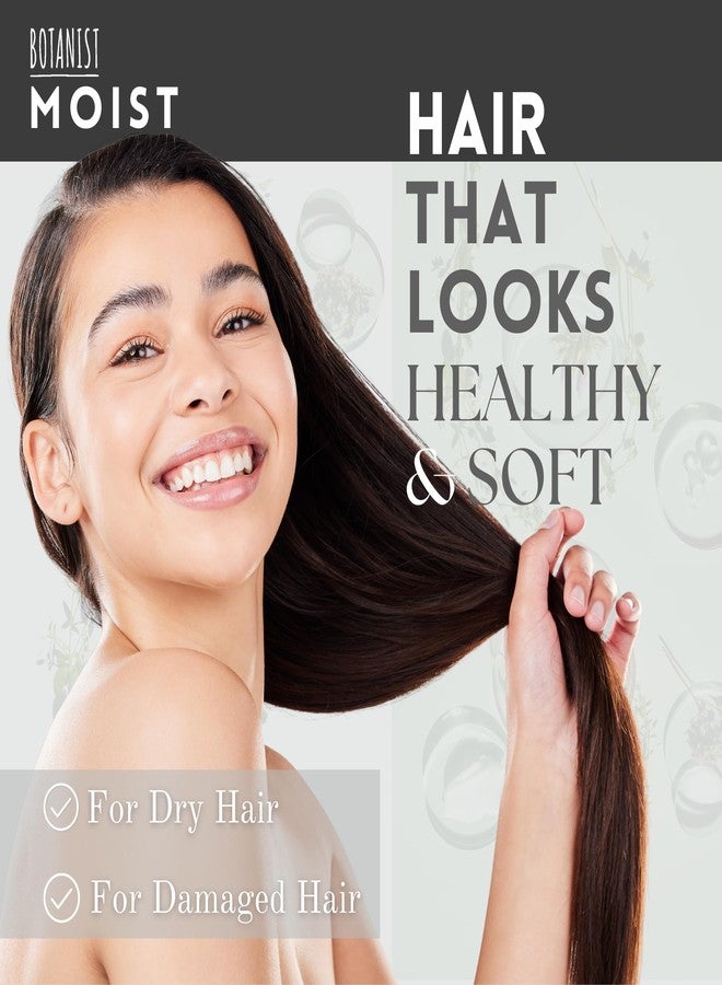 BOTANIST Keratin Shampoo and Conditioner Set for Women & Men, Argan Oil Shampoo & Conditioner with Collagen, Protein & Jojoba, Sulfate Free Natural Shampoo & Conditioner from Japan 31.7Fl Oz MOIST - Image 2