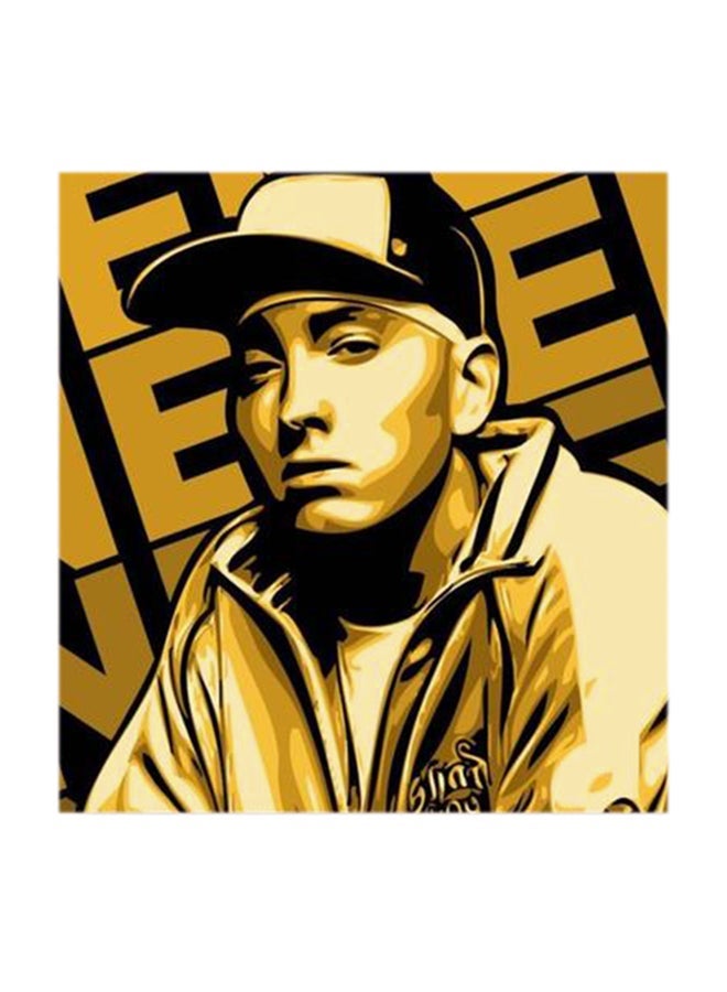 RYN Eminem MDF Wall Art Multicolour 30x30centimeter - Image 1