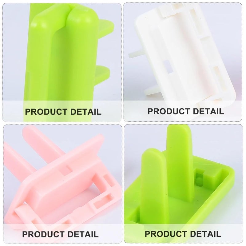 White Outlet Plug Covers 120Pcs Safety Socket Protectors Anti Electric Shock - Image 3
