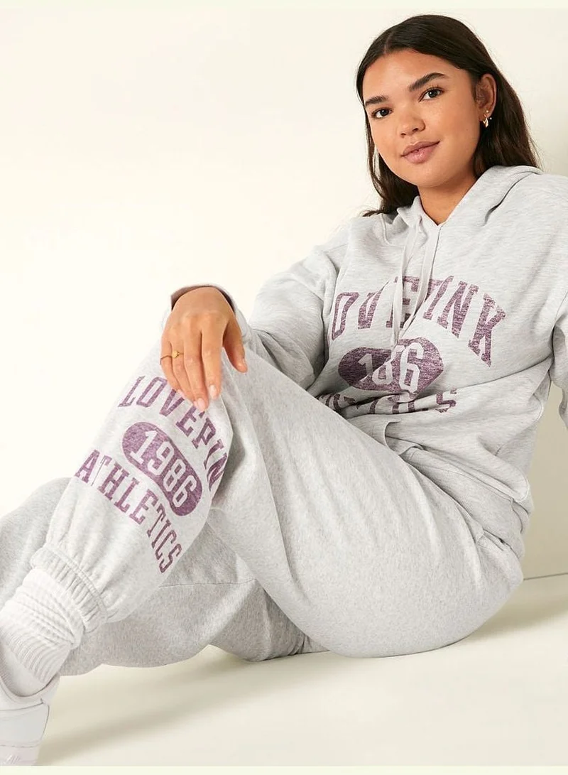 PINK Fleece Baggy Campus Sweatpants