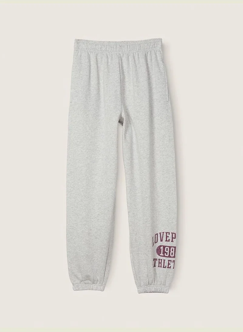 PINK Fleece Baggy Campus Sweatpants