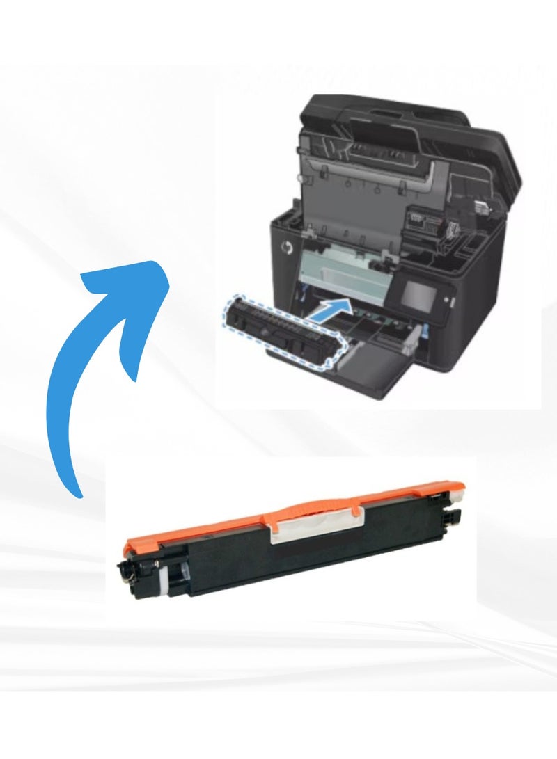 IG Compatible Magenta Toner Cartridge – 130A / 126A / CE313A / CF353A – For HP CP1025, MFP M176, M177 and Canon LBP7010C, LBP7018C – Up to 1000 Pages - Image 4