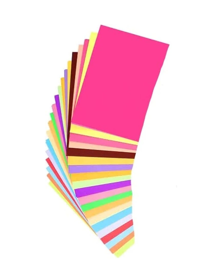 A5 craft 100 pieces colorful cardboard paper 14.8 * 21cm