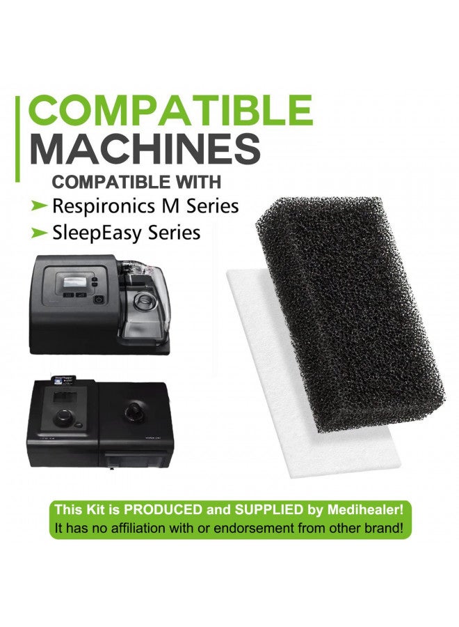 Medihealer 40 Packs CPAP Filters - Foam Filter and Ultra Fine Filters Supplies for Respironics M Series, for PR System One, for SleepEasy Series - Medihealer Premium Disposable Filter - Image 4