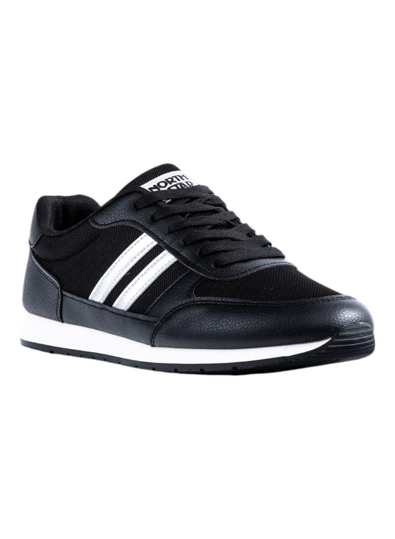 Bata Striped Lace-Up Low Top Sneakers  - Image 2