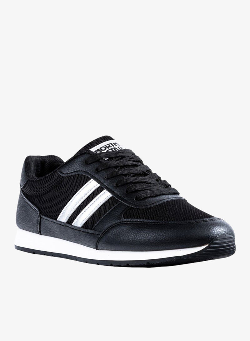 Bata Striped Lace-Up Low Top Sneakers - Image 2