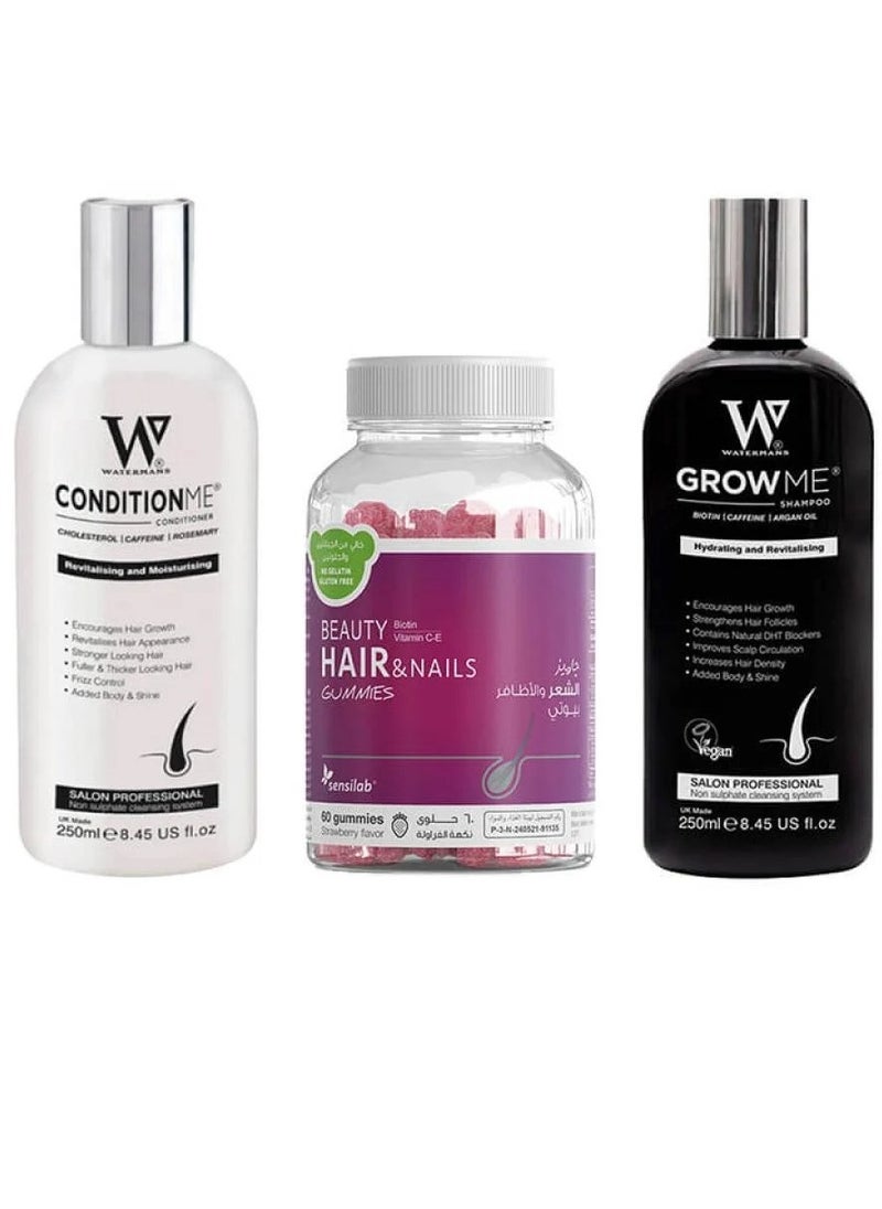 Hair Thickening and Growth Kit Shampoo + Conditioner + Beauty Gummies - pzsku/ZD42A61311EFEE82BDBABZ/45/_/1727702079/052b443c-c71a-4cbb-a4f0-b3fef1f1ed6f