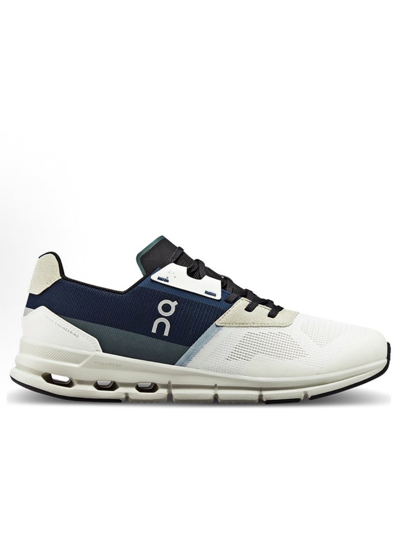 ON cloud rift casual sports shoes white white/black/navy blue  - Image 1