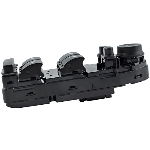 Boxi مفتاح نافذة الطاقة الجانبية اليسرى للسائق لسيارة بي إم دبليو X5 E70 2007 2008 2009 2010 2011 2012 2013 / لسيارة بي إم دبليو X6 E71 2008-2014 | بديل رقم # 61319122121 61319218044 - Image 4