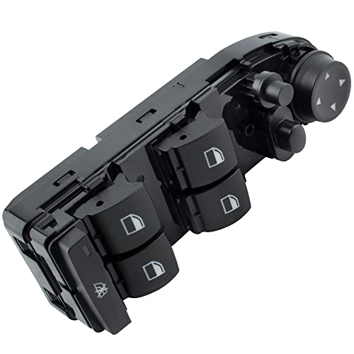 Boxi مفتاح نافذة الطاقة الجانبية اليسرى للسائق لسيارة بي إم دبليو X5 E70 2007 2008 2009 2010 2011 2012 2013 / لسيارة بي إم دبليو X6 E71 2008-2014 | بديل رقم # 61319122121 61319218044 - Image 5