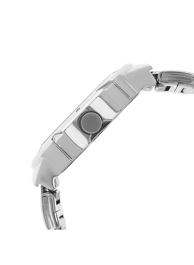 fastrack Women’s Analog Watch – Bright Orange Dial with Silver Stainless-Steel Bracelet – Model 6157SM02 - Image 3