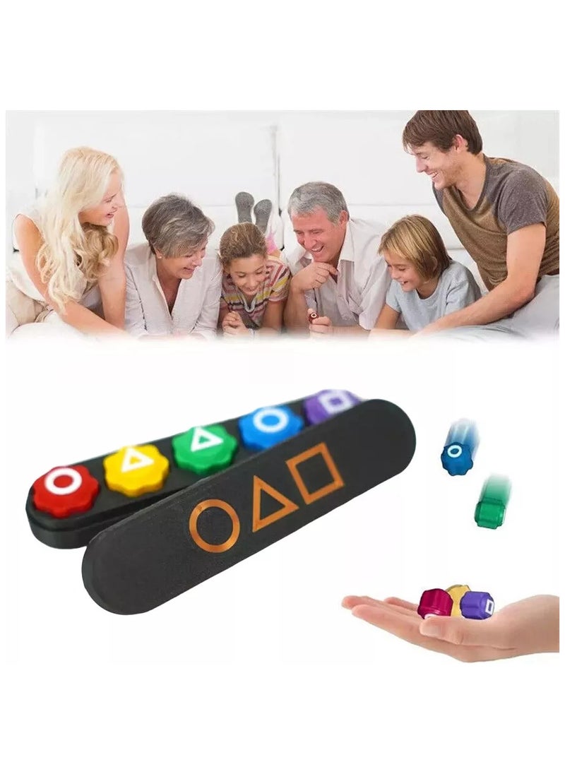 Shopit - Korean Gonggi Game, 5Pcs Gong Gi Game Set, Korean Traditional Play Game Gonggi Stone Set Hand Eye Coordination Training Family Travel Games - Image 1
