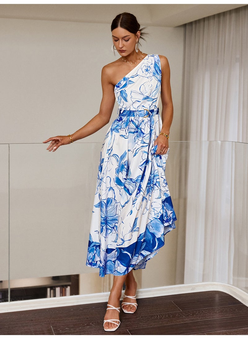 SIMPLEE Women's Summer Elegant DressLight & Comfortable Lightweight Cotton Blend Perfect for Outings 