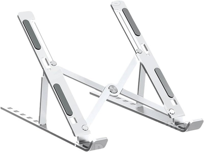 Portable Aluminum Foldable Laptop Stand Compatible with 10 to 15.6/17 inch laptops