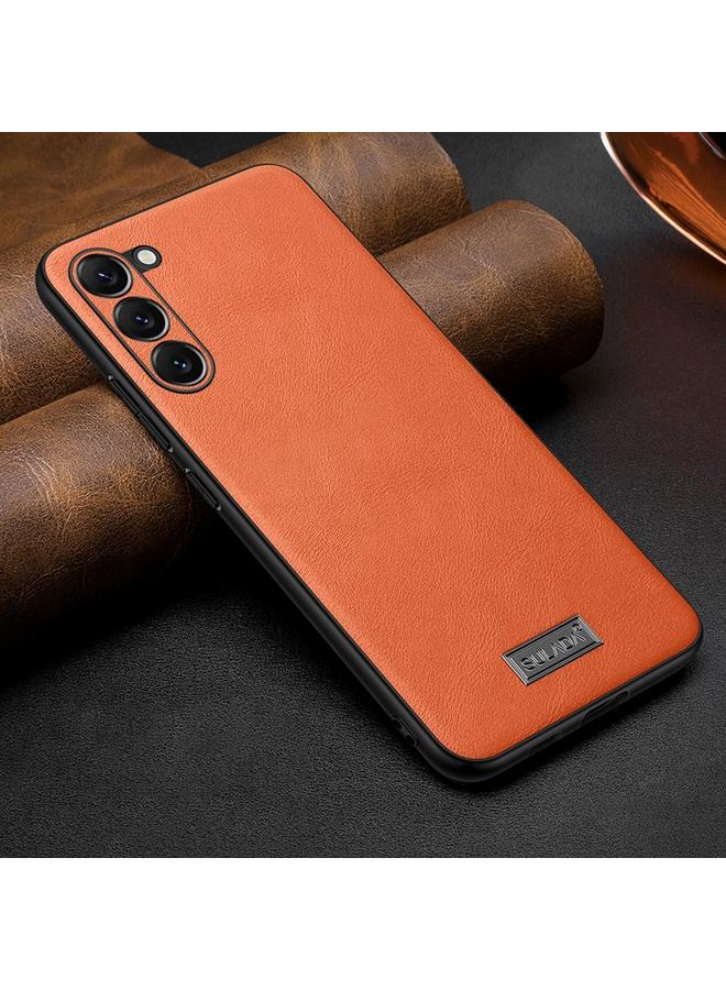 The Bros Case For Samsung Galaxy S25 5G Shockproof TPU Hybrid Handmade Leather Phone Case