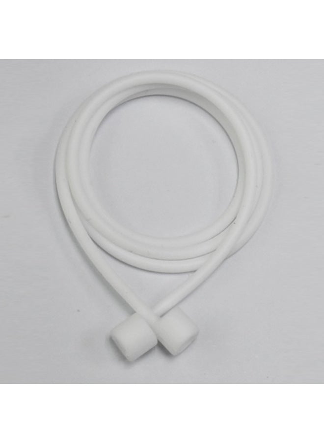 For Apple Airpods Pro23 Headset Anti-Lost Rope Xiaomi Huawei Glory Wireless Headset Silicone Lanyard-Color:White-Model:Apple Wireless Headphones
