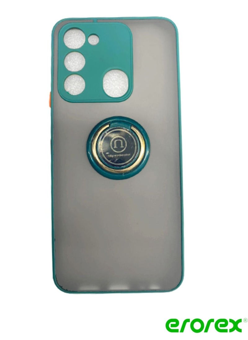 erorex Protective Case Cover For Spark Go 2022 With Magnetic Ring Holder Green  - Image 1