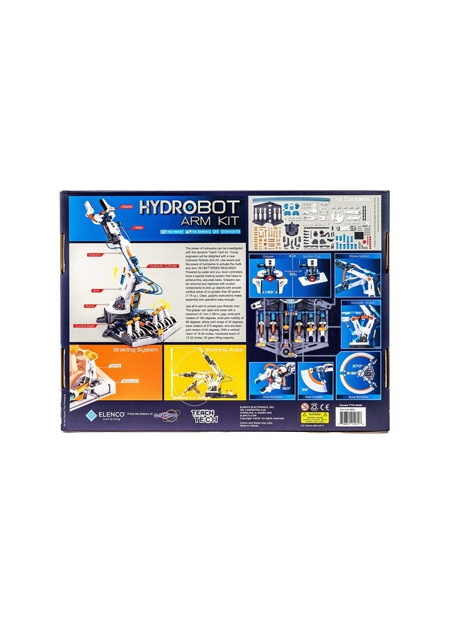 إلينكو مجموعة ذراع الروبوت الهيدروليكي، مجموعة هيدروليكية، لعبة بناء العلوم والتكنولوجيا والهندسة والرياضيات للأطفال من سن ١٢ عامًا فما فوق - Image 4