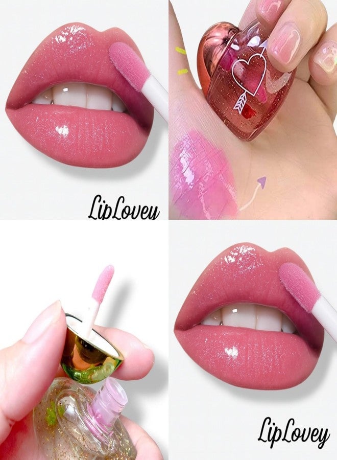 HUDA GIRL Lip Gloss Combo for Girls - Ice cream & Heart Shape LipGloss, Liquid Lipstick Matte Waterproof Perfect Glossy Finish for Everyday Glam & Gifting - Image 5