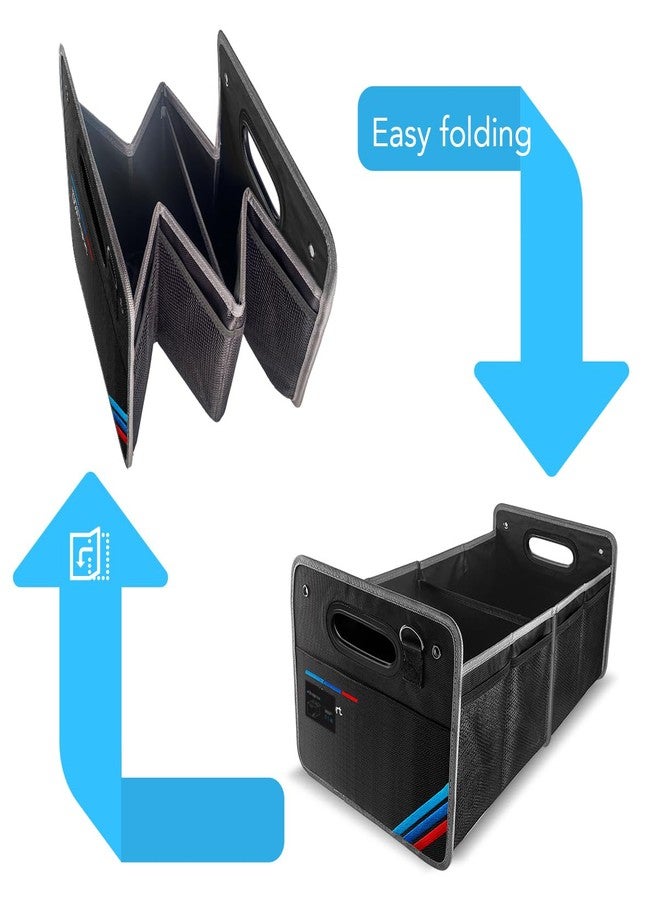 Junsungo Car Trunk Organizer, Waterproof Collapsible Portable Multipurpose Storage Box, Tool Grocery bag organizer, Organizer For X1 X3 X5 E30 Suv Garage Home - Image 5