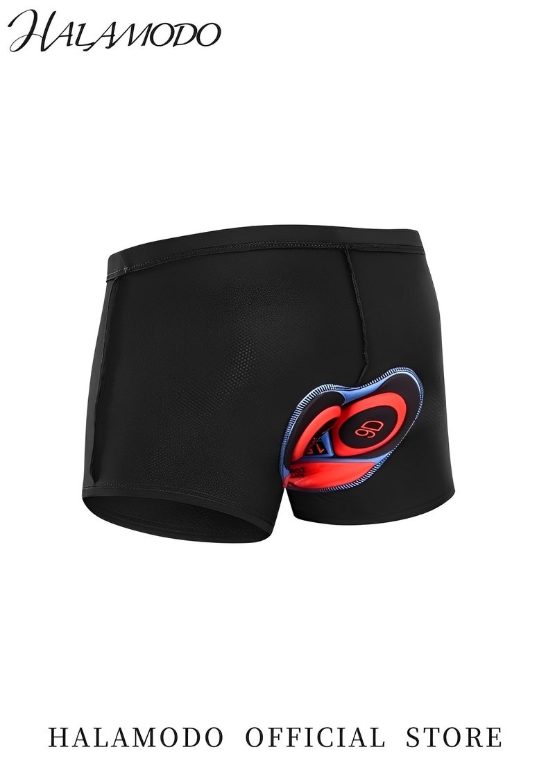 Generic - Men's Silicon Bike Shorts Comfortable Cycling Underwear Padded Bike Shorts Lightweight Bicycle Biking Undershorts Breathable Ergonomic Design - Image 1