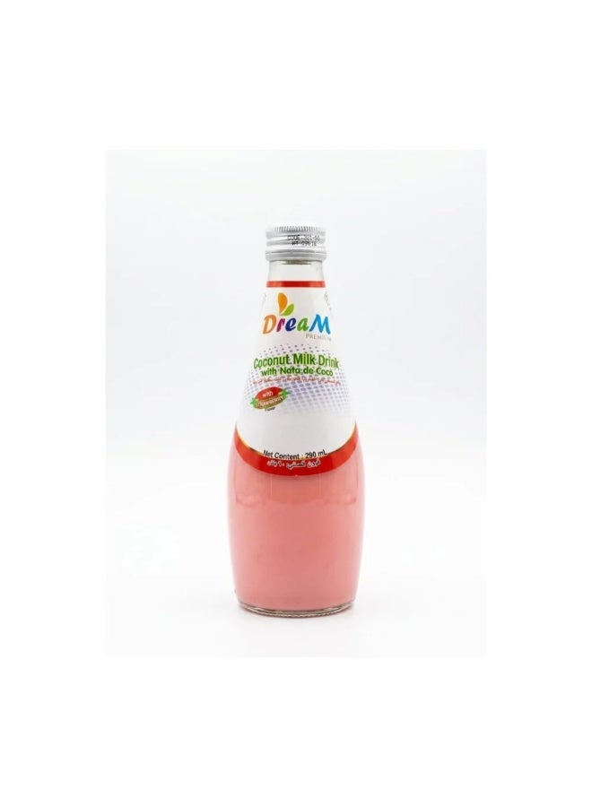 Dream Coconut Milk Drink with Strawberry - 290ml (Pack of 2) - Image 2