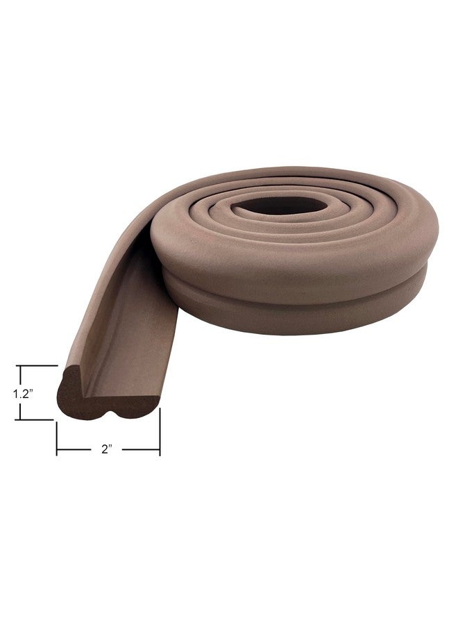 KidKusion Jumbo Edge Cushion, Brown - Image 2