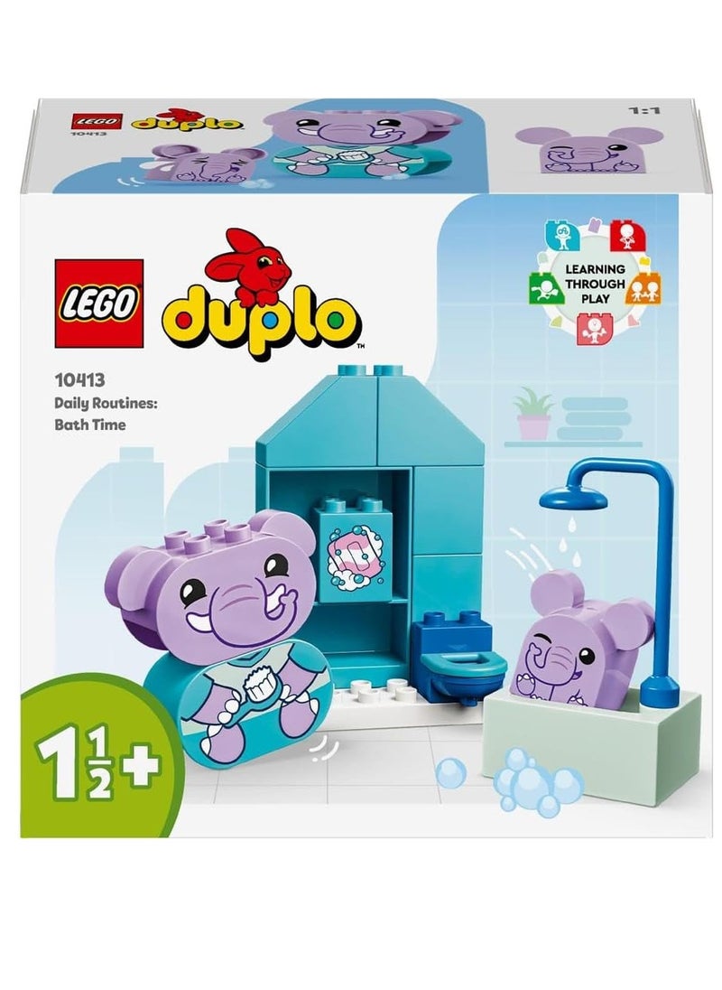 LEGO - LEGO Duplo Daily Routines Bath Time 10413 Building Blocks Toy Car Set (15 Pieces) - Image 1