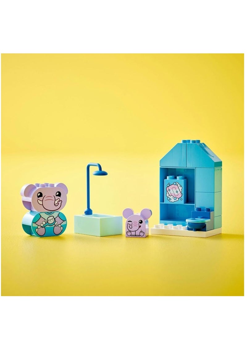 LEGO - LEGO Duplo Daily Routines Bath Time 10413 Building Blocks Toy Car Set (15 Pieces) - Image 1