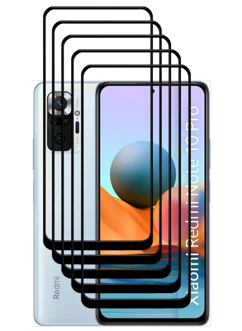ACLIX 5 Pieces Antistatic ESD Dustproof Premium Quality High Definition Tempered Glass Screen Protector Designed For Xiaomi Redmi Note 10 Pro - Image 1