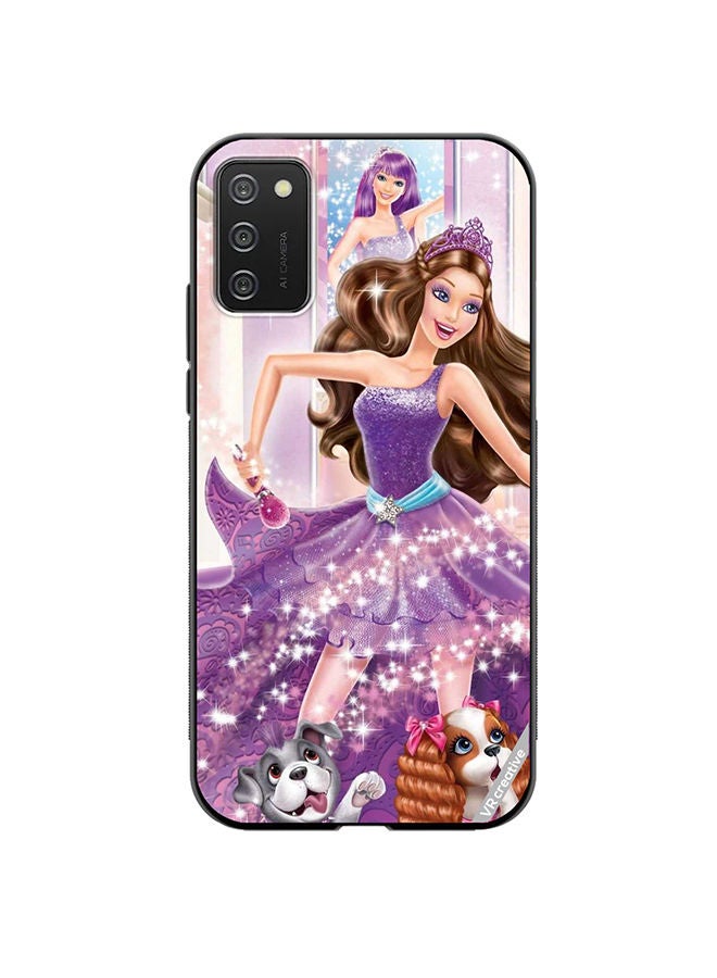 VR CREATIVE Protective Case Cover For Samsung Galaxy A03s Princess Barbie Design Multicolour - Image 1
