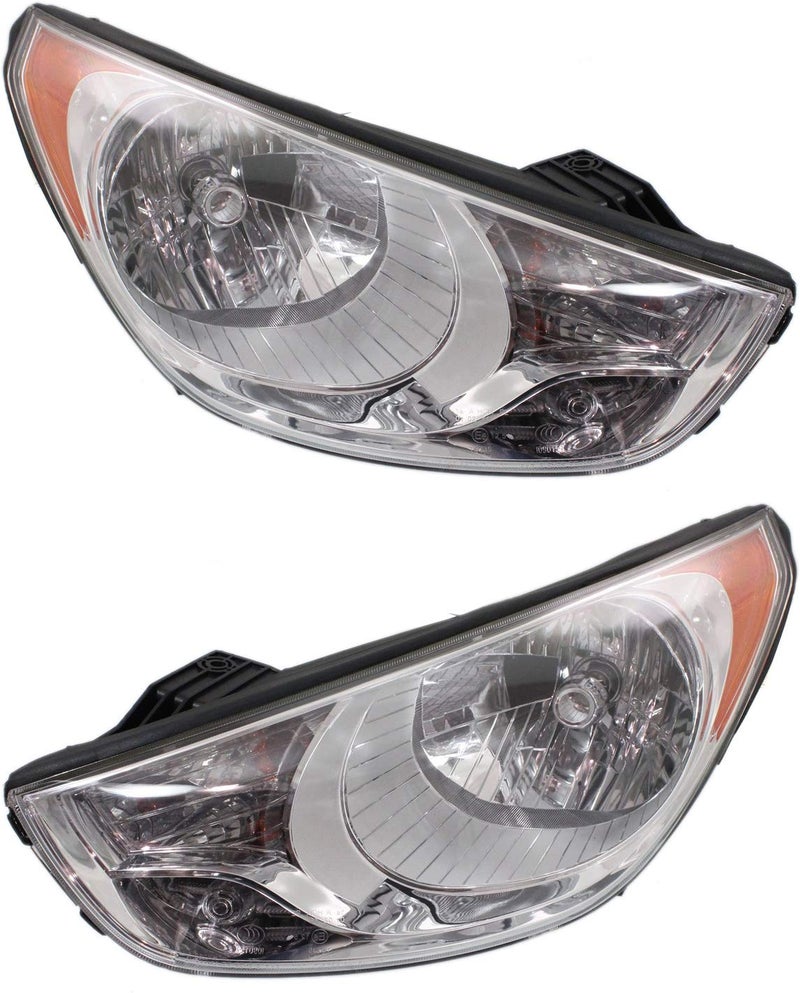 Garage-Pro Headlight Set for Hyundai Tucson 2010-2013 - Halogen with Bulbs