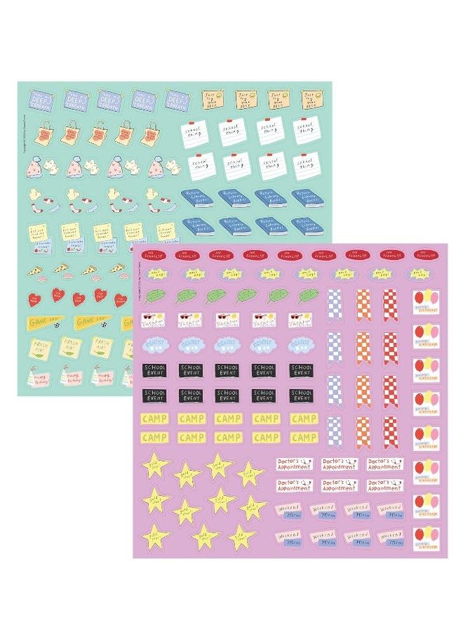 Mom's Family Wall Calendar 2024-2025: 17-Month Calendar August 2024-December 2025 - with stickers!  - Image 5