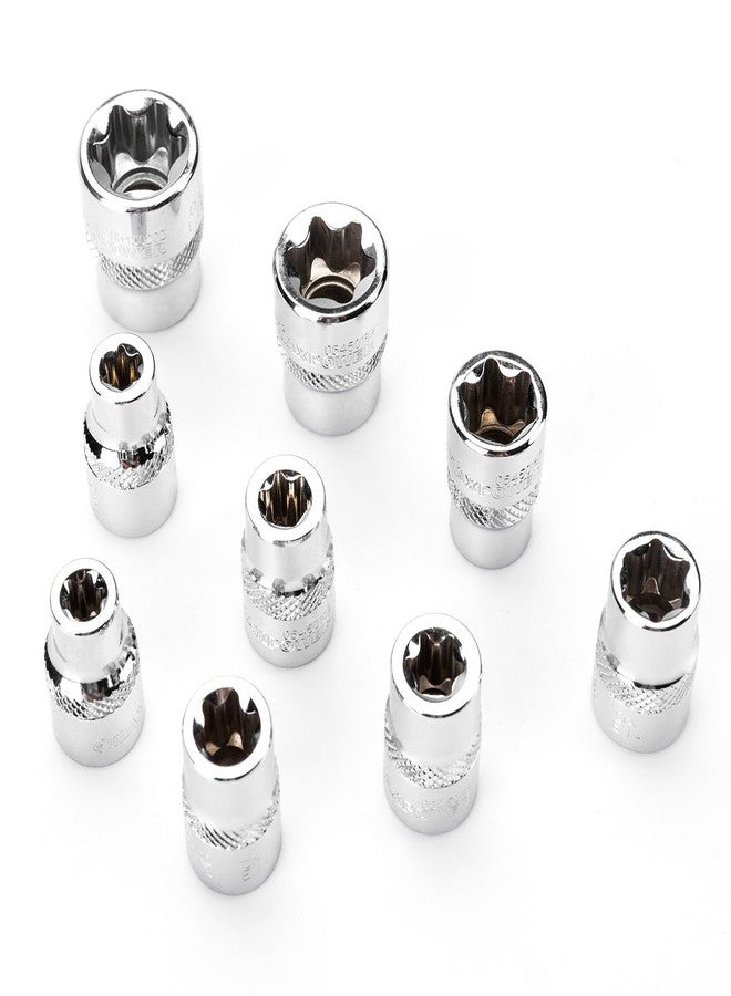 MAXPOWER 9-Piece 3/8 Inch E-Torx Star Socket Set - E7, E8, E10, E11, E12, E14, E16, E18, E20 - Image 3