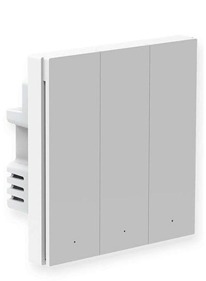 Aqara Wall Switch H1 Global Version (With Neutral, Triple Rocker) - Image 3